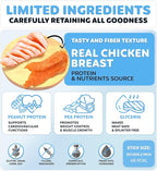 Chicken Jerky Dog Treats - Rawhide Free - Dental Health Support Dog Snacks - Real Chicken - Grain Free, Low-Calorie, High-Protein, Canine Chews, 24 oz