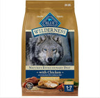 Blue Buffalo Wilderness Natural High-Protein Healthy Weight Dry Food for Adult Dogs, Chicken Recipe, 28-lb. Bag