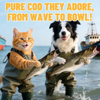 Just Try 4.76 oz Freeze-Dried Cod Treats Dog & Cat Treats - Single Ingredient, Grain-Free Snacks Omega-3 Supports Skin & Coat Health