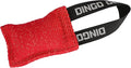 Dingo Gear French Linen tug Toy for Dog, Dog Bumper for Training, Agility, tug of war, Dog bite Pillow for Strong Dog, 1handle 4" red S00087