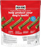 Milk-Bone Fresh Breath Brushing Chews, 18 Large Daily Dental Dog Treats Scrubbing Action Helps Clean Teeth