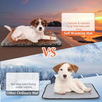 4 Pack Self Warming Cat Pads Self Heating Cat Mat Washable Homeless Dogs Thermal Pads Kennel Pad Reflects Body Heat Warm Crate Bed Mat for Indoor Outdoor Pet(Gray,16 x 20 Inch)