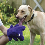 Hero Chuckles, Plush Squeaky Dog Toy, Durable Stuffed Animal with 3 in 1 Squeaker