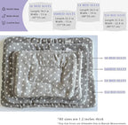 2 Pcs Pet Bed Mats. Ultra Soft Pet (Dog/Cat) Bed with Cute Prints. Reversible Faux Lambswool Kennel Pad for Medium Small Dogs and Cats. Machine Washable Pet Bed.