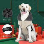 Dog Coat, Waterproof Dog Winter Jacket with Leash Hole, Reflective Adjustable Pet Fleece Sweater, Warm Snow Vest for Small Medium Large Dogs - Candy Green, XL