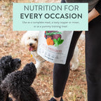 The New Zealand Natural Pet Food Co WOOF Freeze Dried Dog Food - Wild Venison Recipe,High Protein Dog Food Toppers, Freeze Dried Meals & Treats,2.2 lb