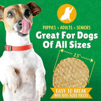 Chicken & Apple Chips Dog Treats – Made in USA, 100% Chicken Jerky, Grain-Free, High Protein, Single Ingredient, Crispy & Healthy Training Snacks for Dogs – 6 oz Jar