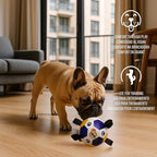 ProBall Pets Interactive Dog Soccer Ball with Grab Tabs - Floats on Water, Fetch & Training Toy for Small Medium Dogs, Herding Breeds - Waterproof Non-Toxic - 6" Real Madrid