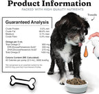 Salmon Oil for Dogs & Cats - Healthy Skin & Coat, Fish Oil, Omega 3 EPA DHA, Liquid Food Supplement for Pets, Supports Joint & Bone Health, Natural Allergy & Inflammation Defense, 16 oz