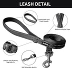 AIITLE Comfortable Dog Harness and Leash Set for Walking - Summer Step in Vest Harness,Reflective Bands, Adjustable No Pull Puppy Essentials, for Small Dogs and House Cats Black XS