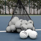 Teloon Pressure Training Tennis Balls-12 or 18 Count-Mesh Carry Bag，4 Colors Available，Pressureless Training Exercise Tennis Balls for Beginners.