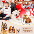 Dog Toys Durable Squeaky Plush Dog Toy for Puppy Teething Dog Chew Toys for Small, Middle, Large Dogs