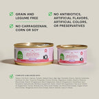Open Farm Canned Cat Food, Pate for Complete & Balanced Nutrition, Grain Free and Legume-Free Wet Cat Food, Salmon Recipe, 2.8oz Cans (Case of 18)