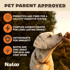 NATOO Biscuits for Small Dogs & Puppies Crunchy Dog Treats, Sweet Potato & Pumpkin Healthy Natural Canine Biscuits, Rich in Omega 6, Prebiotics & Fiber, Antioxidants for Immunity (8 oz)