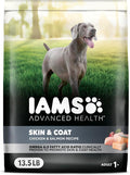 IAMS Advanced Health Skin & Coat Adult Dry Dog Food Chicken and Salmon Recipe, 13.5 lb. Bag