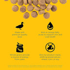 Go! Solutions Skin + Coat Care, Dry Dog Food, Duck Recipe with Grains, 3.5 lb Bag