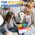 50 Pcs Squeaky Dog Toys Spikey Dog Balls Bulk for Aggressive Chewers Squeaker Ball Dog Toy Pet Spiky Fetch Toys TPR Puppy Chew Toys for Clean Teeth and Training, 2.1 Inch, 2.5 Inch, 3.5 Inch