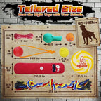 Heavy Duty Various Dog Chew Toys for Aggressive Chewers, 9 Pack Indestructible Large Dog Toys Include Tug Chew & Rope Toys, Squeaky Toys for Medium & Large Breed (For Super Chewers-Crocodile)