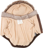 PET LIFE Classic Metallic Fashion Pet Dog Coat Jacket Parka w/ 3M Insulation and Removable Hood, X-Large, Metallic Grey