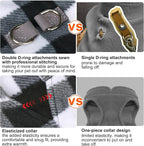 BEAUTYZOO Small Dog Sweater Fleece Vest Winter Jacket, D-Ring Leash Attachment for XS S Puppy Medium Sized Breeds Dogs, Cold Weather Dog Clothes Windproof Keep Warm, Classic White Plaid XS