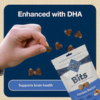 Blue Buffalo Bits Soft Dog Treats for Training, Made With Natural Ingredients & Enhanced with DHA, Chicken Recipe, 4-oz Bag