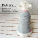 KYEESE 2Pack Dog Shirts Waffle for Small Dogs Stretchy T-Shirts Lightweight Tank Top Sleeveless Dog Vest Breathable Cat Shirt, Medium, Pink+Grey