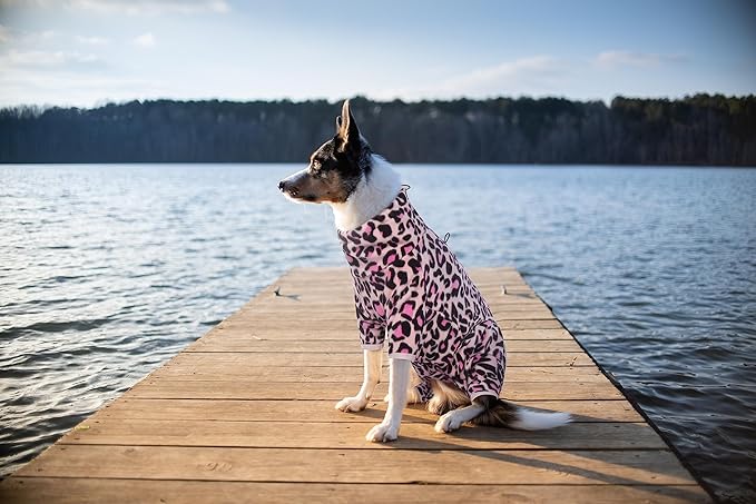 ROZKITCH Dog Winter Coats for Small Dogs, Pet Windproof Warm Cold Weather Jacket Vest with Luminous Zipper, Jumpsuit Apparel Outfit Clothes for Small Dog L-Pink 2XS