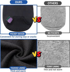 SCENEREAL Dog Hoodie Sweaters for Small Medium Large Size Dogs, Fleece Pet Sweatshirt with Hat and Pocket,Soft Cold Winter All Weather Puppy Clothes for S to XL Sized Dogs,Black (M)