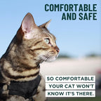 Houdini™ Escape Proof Kitten Harness and Leash Set by OutdoorBengal – Orange, Small Cat Harness for Walking