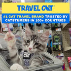 Travel Cat Harness and Leash Set - Adjustable Fit Mesh Cat Harness and Reflective Strap - Comfort Walking Vest for Kitten for Outdoor Walking, Hiking (Extra Small, Cashcat)