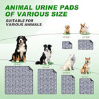Washable Pee Pads for Dogs, Extra Large Dog Mat, Absorbent Reusable Training Dog Pads Pet Puppy Pads, Non-Slip Potty Pads for Whelping, Playpen, Crate, Bed, Grey 65"x48"