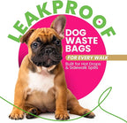 Dog Poop Bags 120 Count – Leakproof, Extra Thick & Easy Open | Unscented Plant-Based PLA + PBAT, Fits All Dispensers | Funny Hey Stinky Design – $1 Donated to Service & Therapy Dogs