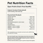 Open Farm, RawMix Grain-Free Dry Dog Food, Protein-Packed Kibble Coated in Bone Broth with Freeze Dried Raw Chunks, Chicken & Turkey, Open Prairie Recipe, 3.5lb Bag