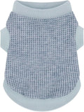 Cozy and Functional Dog Shirts for Small Puppies: Stretchable Blue Attire with Easy-On Design, Ideal for Chihuahuas and Yorkies - Enhance Comfort and Playfulness on Chill Days XX-Large