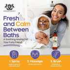 Dog Perfume Spray Long Lasting Grapefruit & Spearmint 8 Fl Oz-Dog Calming Spray Scent Mist for Shining Fur, Puppy Cologne Doggie Deodorant Fragrance Mist Pet Perfume for All Breeds by Gerrard Larriett