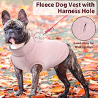 2 Pack Dog Sweaters Winter Fleece Sweatshirt Stretchy Vest Pullover for Dogs Clothes Warm Pet Pajamas Christmas for Meidum and Large Dogs