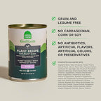Open Farm Canned Dog Food, Plant Based Pate for Complete & Balanced Nutrition, Non-GMO Ancient Grains, Lentils and Vegetables, Plant Based Recipe, 12.5oz Cans (Pack of 12)