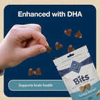 Blue Buffalo Bits Soft Dog Treats for Training, Made With Natural Ingredients & Enhanced with DHA, Turkey Recipe, 4-oz Bag