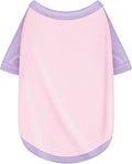 Stylish Pink Color Block Dog Shirt: Premium Polycotton Blend, Comfortable, Breathable, and Wrinkle-Resistant. Perfect Apparel for Small, Medium, & Large Dogs, a Must-Have for Pet Lovers S