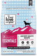 I and love and you Naked Essentials Ancient Grains Dry Dog Food - Lamb + Beef - High Protein, Real Meat, No Fillers, 4lb Bag