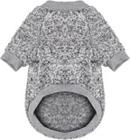 Jecikelon Dog Clothes Dogs Sweater Soft Puppies Clothing Winter Puppy Sweaters Warm Outfit for Dogs Small XXS XS Cat Apparel (X-Large, Grey)
