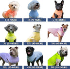 Spark Paws Sunblock Dog T-Shirt, SPF30 Protection, Lightweight Breathable Quick Dry for Dogs with Sensitive Skin - Watermelon & Peach (Set of 2) - 5XL