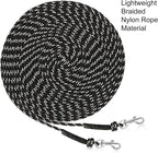 Rypet Reflective Cat Long Leash - 50 FT Escape Proof Walking Leads Yard Long Lead Durable Safe Personalized Extender Leash Traning Play Outdoor for Kitten, Puppy, Rabbit and Small Animals