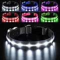 PcEoTllar Light Up Dog Collars, Led Dog Collar, Rechargeable, Night Walking, Waterproof, Glow in The Dark Dog Collars Light for Large Small Medium Dogs, Black l