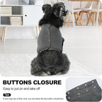IDOMIK Dog Recovery Suit, Dog Surgery Recovery Suit Front Legs, Comfy Joint Leg Sleeves After Surgery, Elbow Braces Protector for Leg Injuries & Joint Pain, Cone Collar Alternatives,Grey,3XL