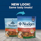 Blue Buffalo Nudges Homestyle Natural Dog Treats, Made in the USA with Real Chicken, Peas, and Carrots, 16-oz. Bag
