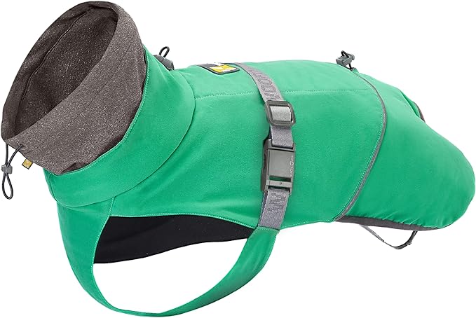 Dog Slip-on Winter Coat, Warm,Lightweight, Adjustable and Easy to Wear for Cold Weather | Waterproof & Windproof Padded Dog Winter Jacket (Winter Green, 2XL)