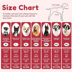Large Dog Sweater - Turtleneck Thick Warm Doggie Christmas Sweater for Girl Boy Dogs (Red L)