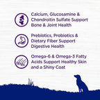 Wellness Complete Health Large Breed Dry Dog Food with Grains, Natural Ingredients, Made in USA with Real Meat (Adult, Chicken & Rice, 15-Pound Bag)