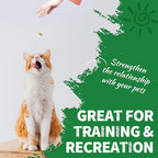 Just Try 13.4 OZ Cat Treats for Indoor Cats Hairball Control Natural Salmon Healthy Cat Grass Treats Kitten Snacks Training Biscuits Catnip for Cats Dental Care